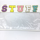 Fun Puffy Letter Plastic Pouches (Multiple Options)-Lola Monroe Boutique