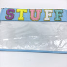 Fun Puffy Letter Plastic Pouches (Multiple Options)-Lola Monroe Boutique