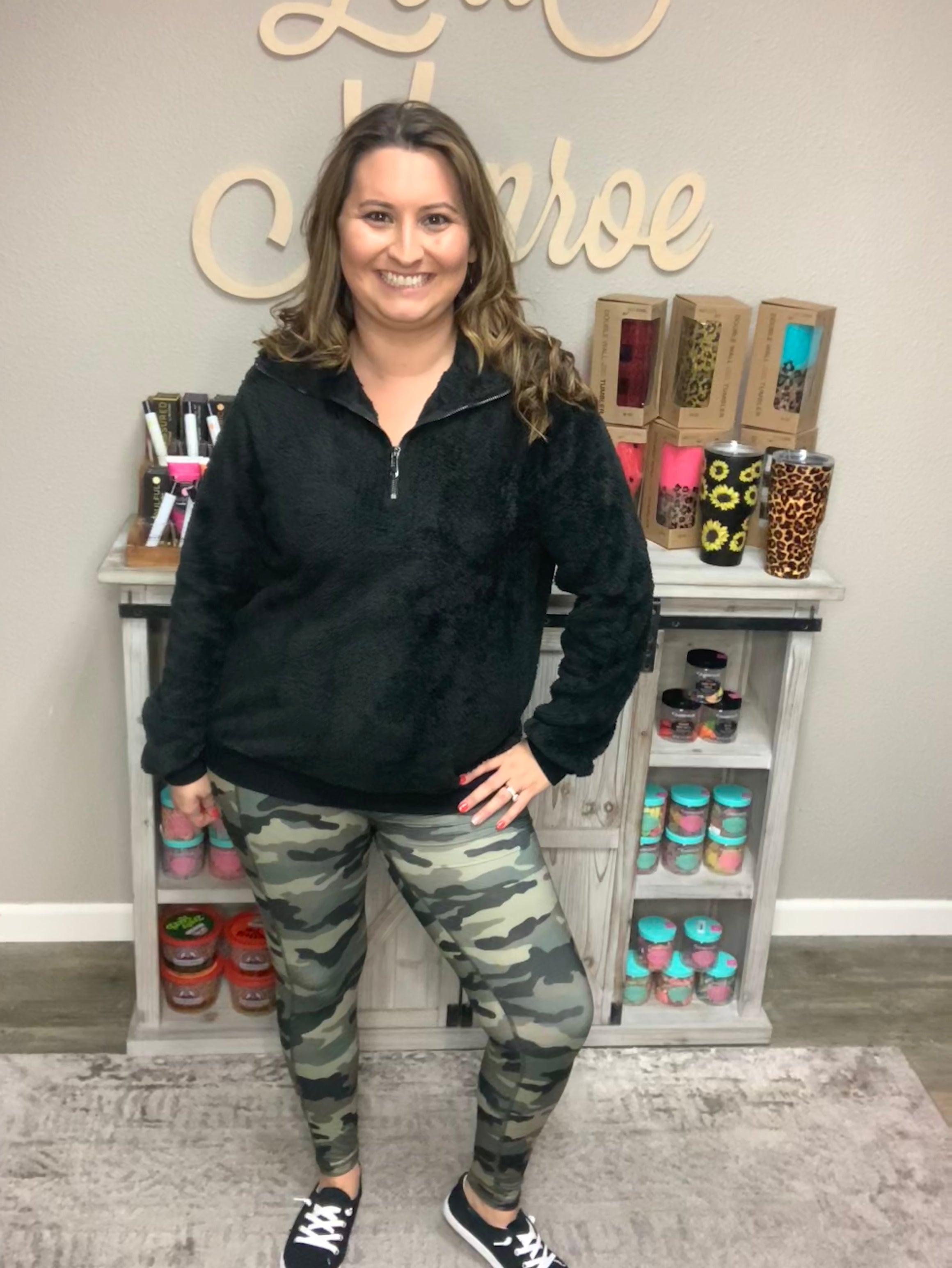 "Gearing Up" Camo Leggings with Pockets-Lola Monroe Boutique