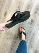 "Geez" By Gypsy Jazz Flip Flop (Black)-Lola Monroe Boutique