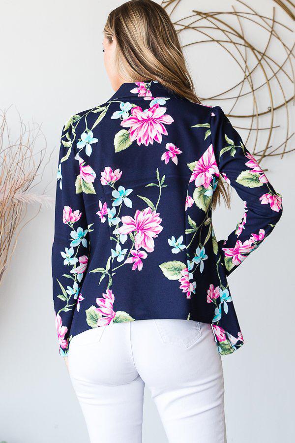 "Get to The Point" Floral Blazer-Lola Monroe Boutique