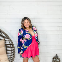 "Get to The Point" Floral Blazer-Lola Monroe Boutique