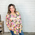 "Girlfriend" Long Sleeve Floral Babydoll-Lola Monroe Boutique