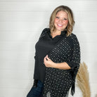 "Glamour" Studs and Pearls Gauzy Cardigan (Multiple Colors)-Lola Monroe Boutique