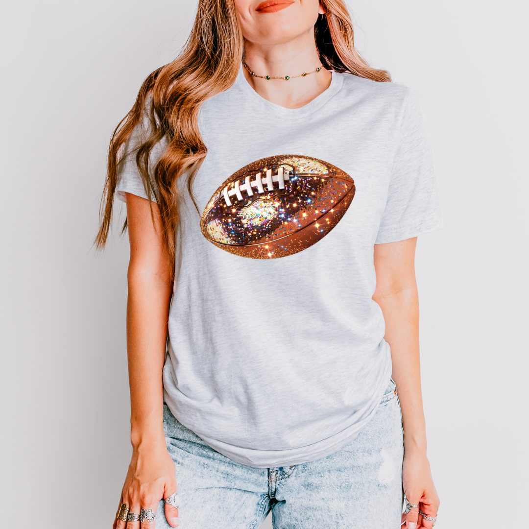 Glitter football-Lola Monroe Boutique