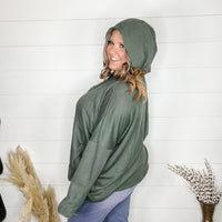 "Go For It" Long Sleeve Weekender with Hood-Lola Monroe Boutique