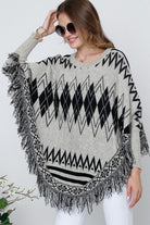 "Got You Covered" Poncho Sweater-Lola Monroe Boutique