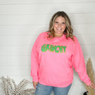 Green Patch Sweatshirt-Lola Monroe Boutique