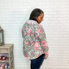 "Gwen" Animal Print & Floral Hoodie with Thumbhole Design-Lola Monroe Boutique