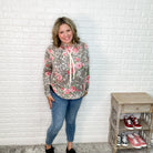 "Gwen" Animal Print & Floral Hoodie with Thumbhole Design-Lola Monroe Boutique