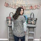 Hacci Brushed Animal Print Long Sleeve-Lola Monroe Boutique