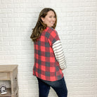 Hacci Brushed Plaid Long Sleeve-Lola Monroe Boutique