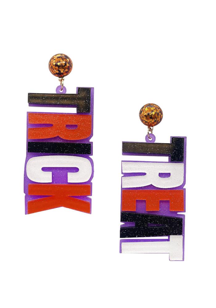 Halloween Acrylic Earrings (Multiple Options)-Lola Monroe Boutique