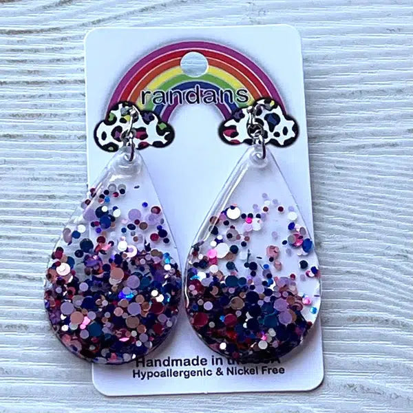 Handmade Acrylic Earrings (Multiple Options)