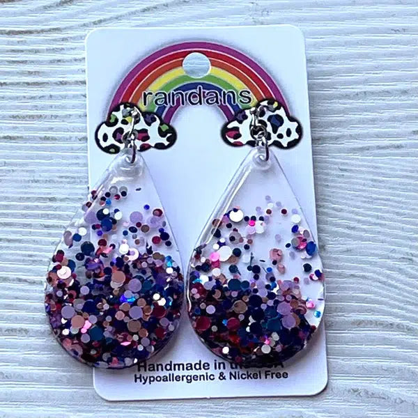 Handmade Acrylic Earrings (Multiple Options)-Lola Monroe Boutique