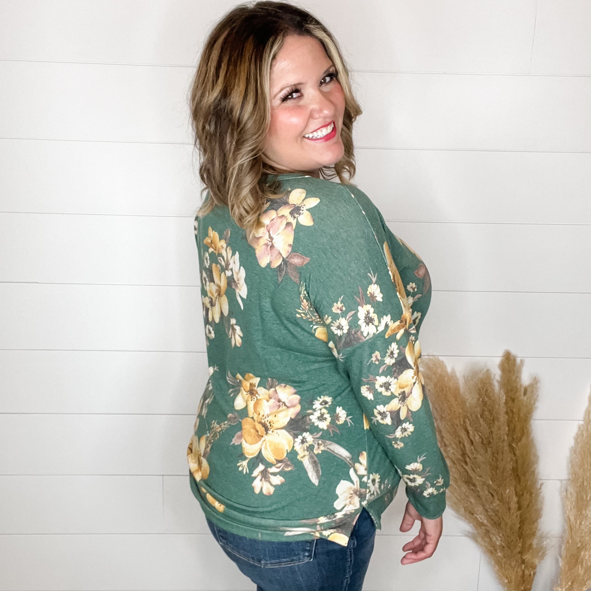 "Harvest" Floral Long Sleeve Weekender