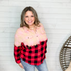 "Hayden" Ombre Bleached Flannel-Lola Monroe Boutique