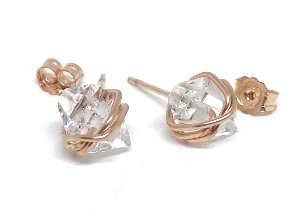 Herkimer Diamond Stud Earrings (Multiple Options)-Lola Monroe Boutique