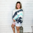 "Hi Tide" Tie Dye Sweatshirt-Lola Monroe Boutique