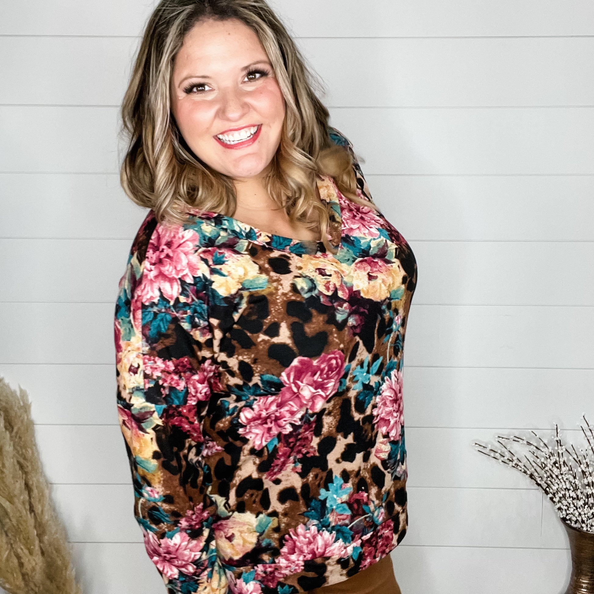 "Hollis" Long Sleeve Weekender Style Top