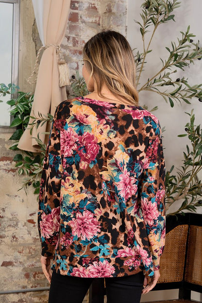"Hollis" Long Sleeve Weekender Style Top