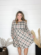 "Honesty" Long Sleeve Dress with Pockets-Lola Monroe Boutique