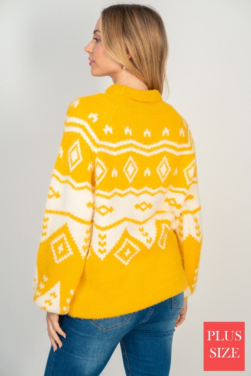 "Honey" Long Sleeve Sweater