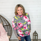 Honey Me "Screaming Floral" Hoodie-Lola Monroe Boutique