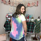 Honey Me V Neck Tie Dye Tee-Lola Monroe Boutique