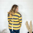 Hoodie with Back Lace Up Detail-Lola Monroe Boutique