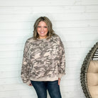 "Hoorah" Tan Camo Crewneck-Lola Monroe Boutique