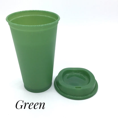 Hot Beverage Color Changing Reusable Cups (Multiple Colors)