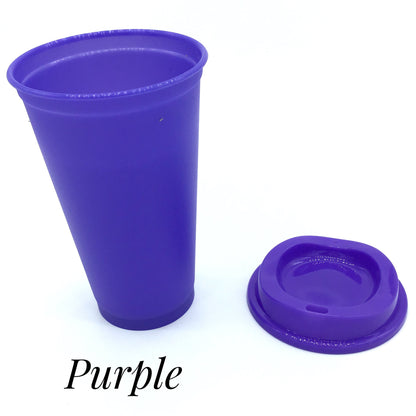 Hot Beverage Color Changing Reusable Cups (Multiple Colors)