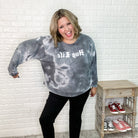 "Hug Life" Marble Sweatshirt-Lola Monroe Boutique