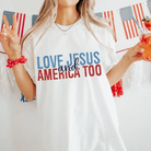 I love jesus and america too-Lola Monroe Boutique