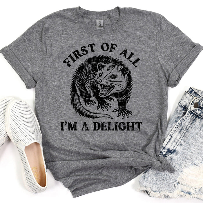 "I'm A Delight" Graphic Tee **Made To Order**-Lola Monroe Boutique