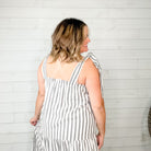 I'm Ready" Striped Tiered Maxi Dress with Shoulder Ties-Lola Monroe Boutique