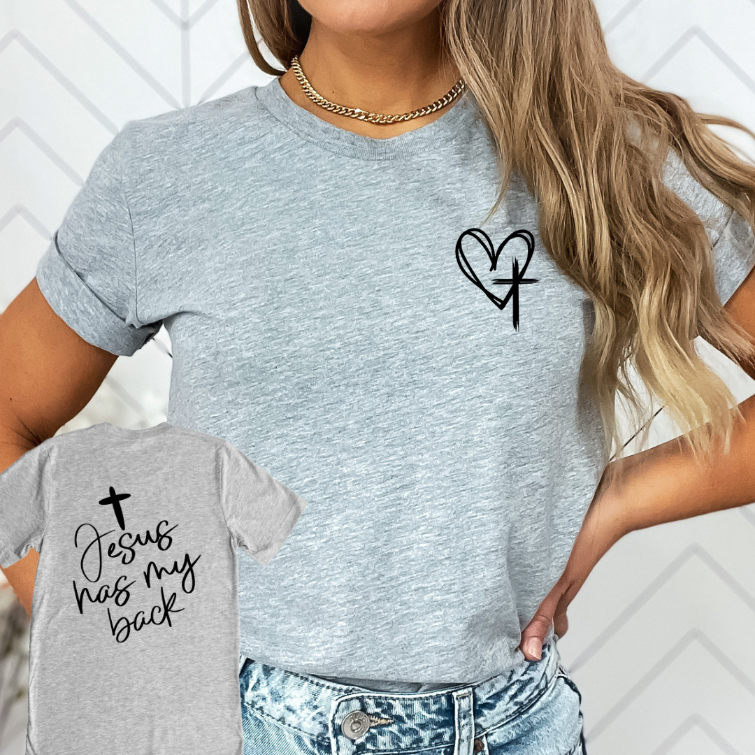 JOCOink Jesus has your back - view 2 | Lola Monroe Boutique
