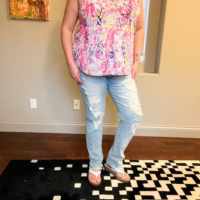 Judy Blue Thermal Patch Boyfriend Jeans – Lola Monroe Boutique