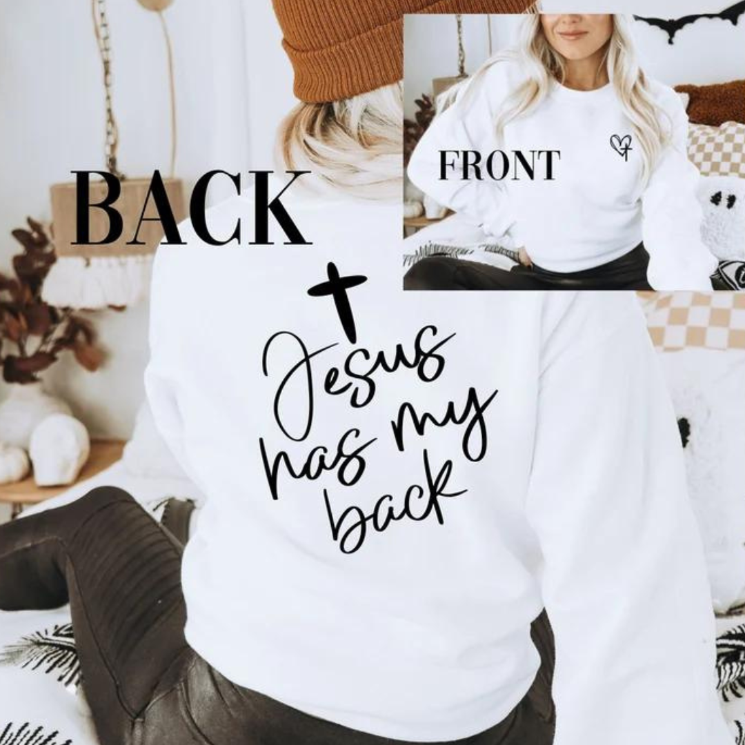 JOCOink Jesus has your back | Lola Monroe Boutique