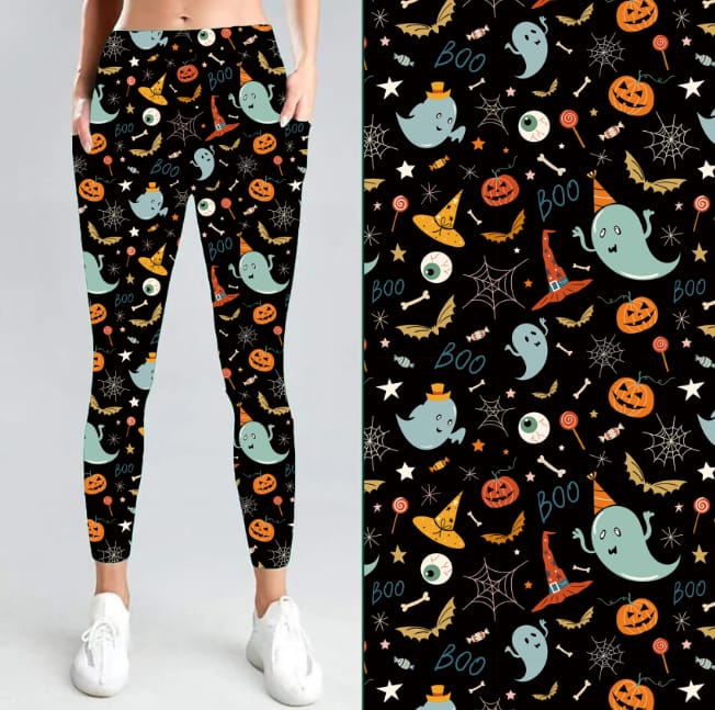 *In Stock* Halloween Leggings with Pockets