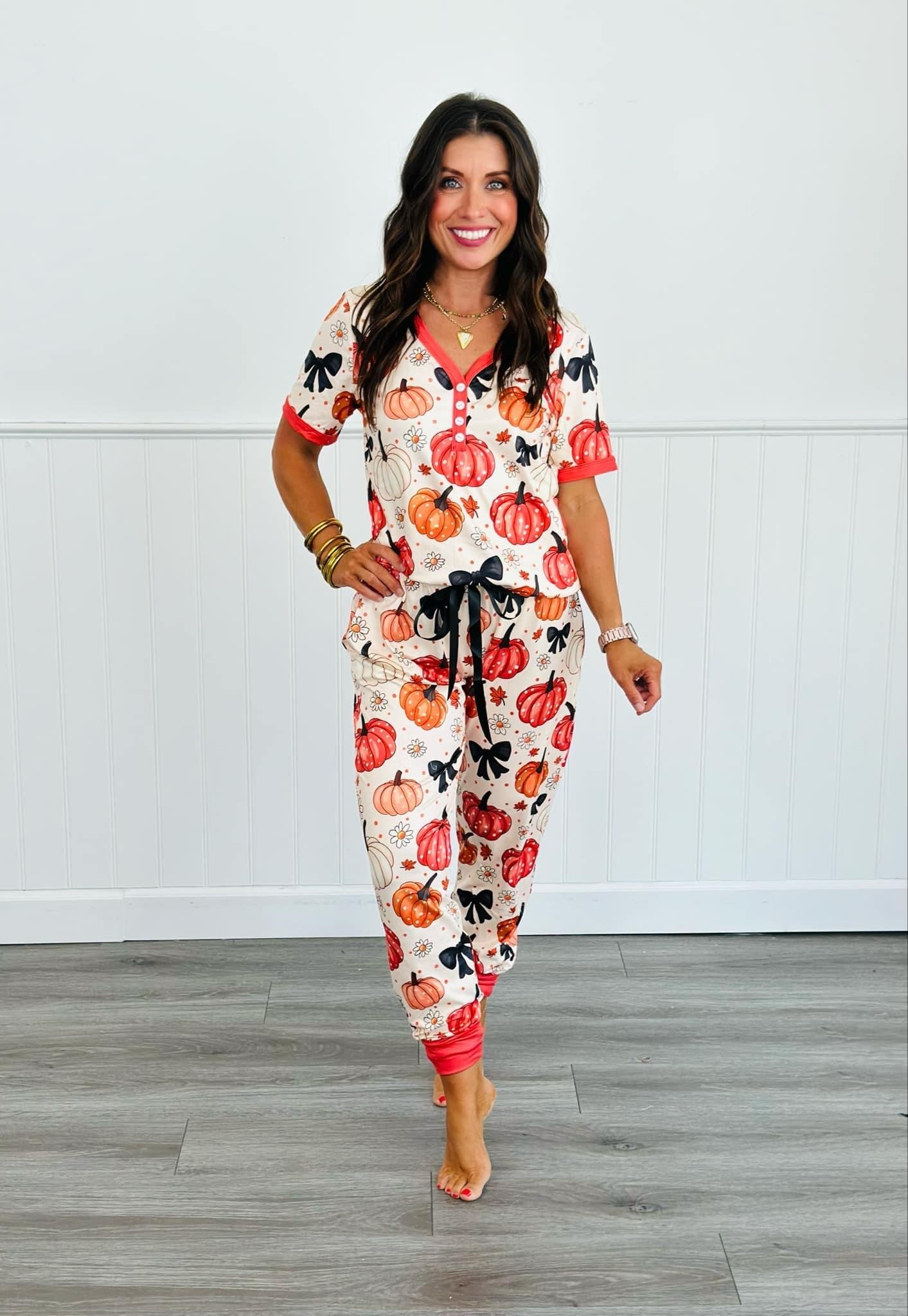 Pre Order Halloween Print PJ Jogger Sets (Multiple Options)-Lola Monroe Boutique