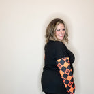 Jack O Lantern Long Sleeve Corded Top-Lola Monroe Boutique