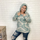 "Jade" Aztec Inspired Design Hoodie-Lola Monroe Boutique