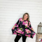 "Joyful" Floral Swing Dress with Pockets-Lola Monroe Boutique