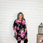 "Joyful" Floral Swing Dress with Pockets-Lola Monroe Boutique