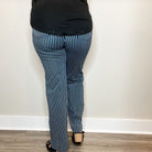 Judy Blue "All Aboard" Tummy Control Straight Leg Trouser Hem-Lola Monroe Boutique