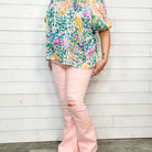 Judy Blue "Always Be My Baby" Pink Flares-Lola Monroe Boutique