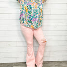 Judy Blue "Always Be My Baby" Pink Flares-Lola Monroe Boutique