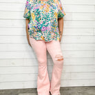 Judy Blue "Always Be My Baby" Pink Flares-Lola Monroe Boutique